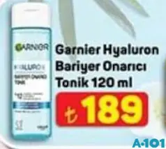 GARNİER HYALURON BARİYER ONARICI TONİK 120 ML fiyat ve kampanya bilgisi